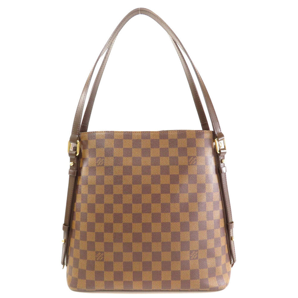 Louis Vuitton Handbag Cabas Canvas Rivington Damier Brown